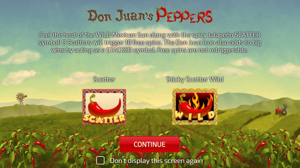 Don Juans Peppers Introduction