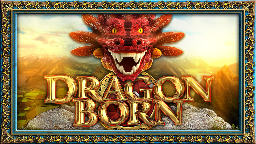 dragon born slots game logo