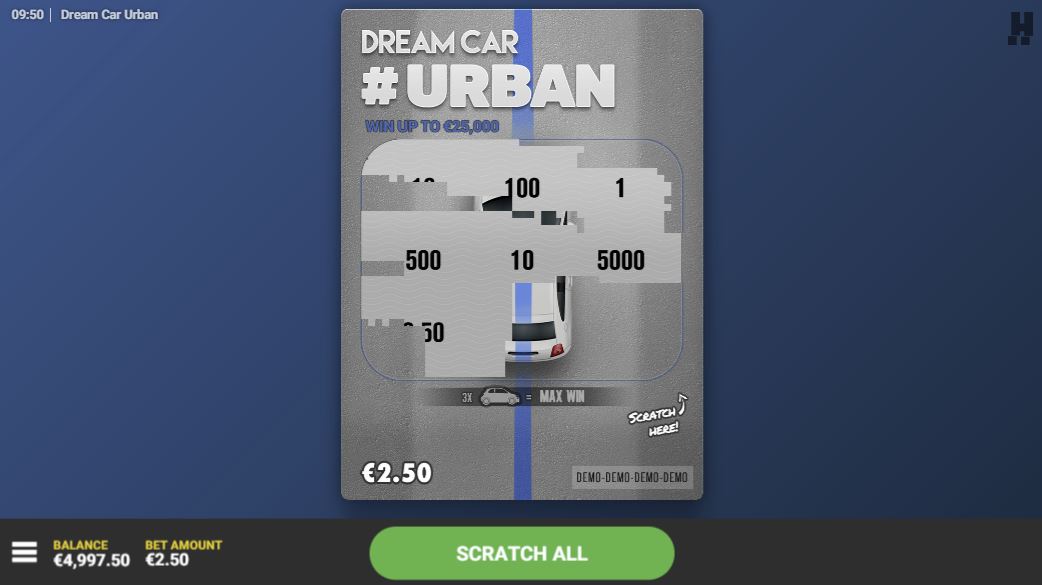 Dream Car Urban Scratch Gameplay