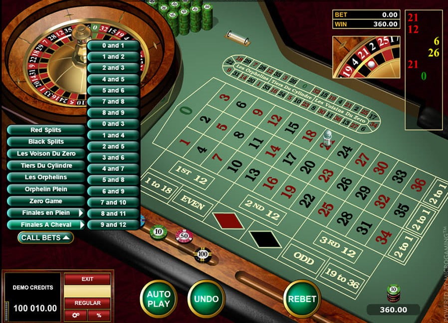 European Roulette 2 Casino Games