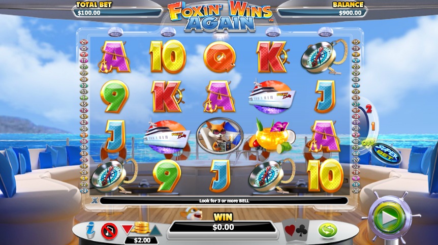 Foxin Wins Again online slots game gameplay