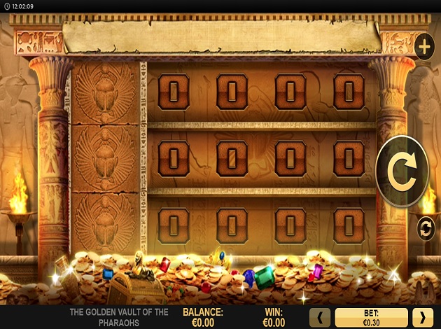 golden vault of the pharaohs slot machine
