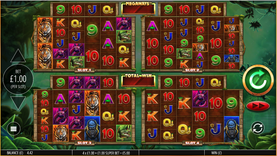 Gorilla Gold MegaWays Slot Game