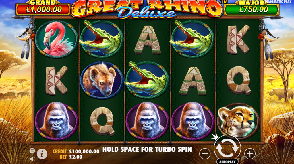 Great Rhino Deluxe Slot Online