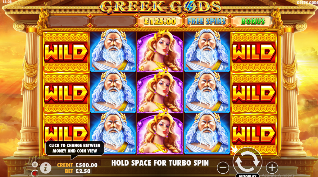 Greek Gods Slots Wild