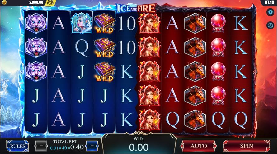Ice and Fire Free Slots