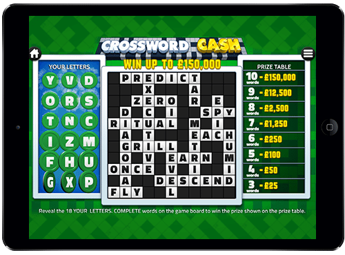 Crossword cash online instants game