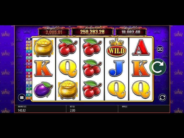 King Spin Deluxe Jackpot King Slots Gameplay