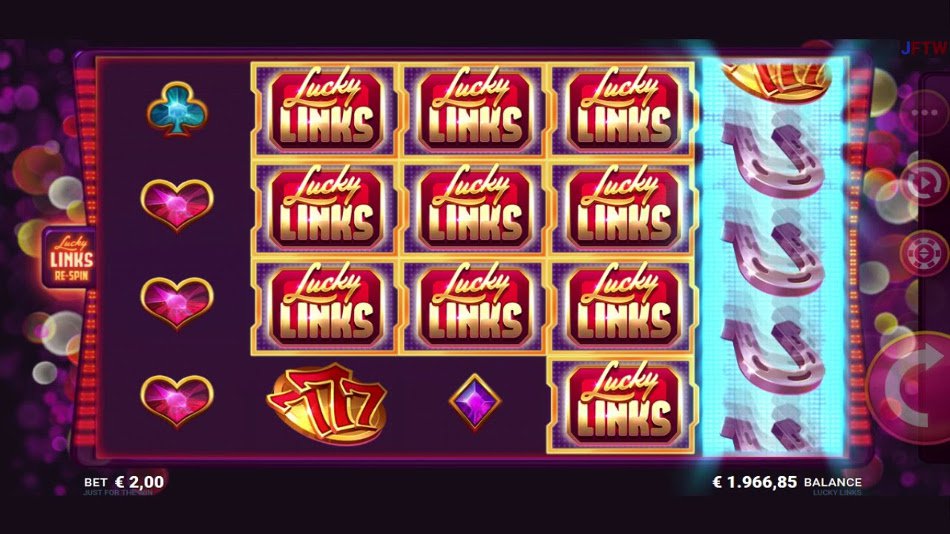 Lucky Links online slots game gameplay