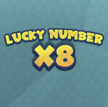 Lucky Number x8 Scratch Banner