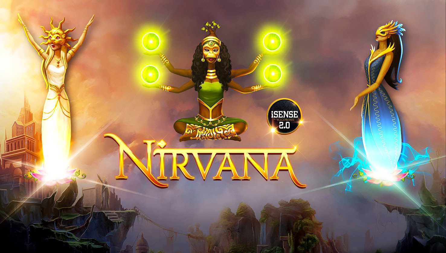 Nirvana online slots game logo
