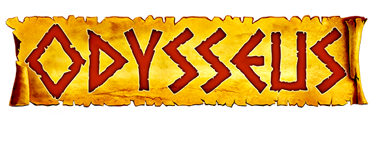 Odysseus online slots game large banner logo