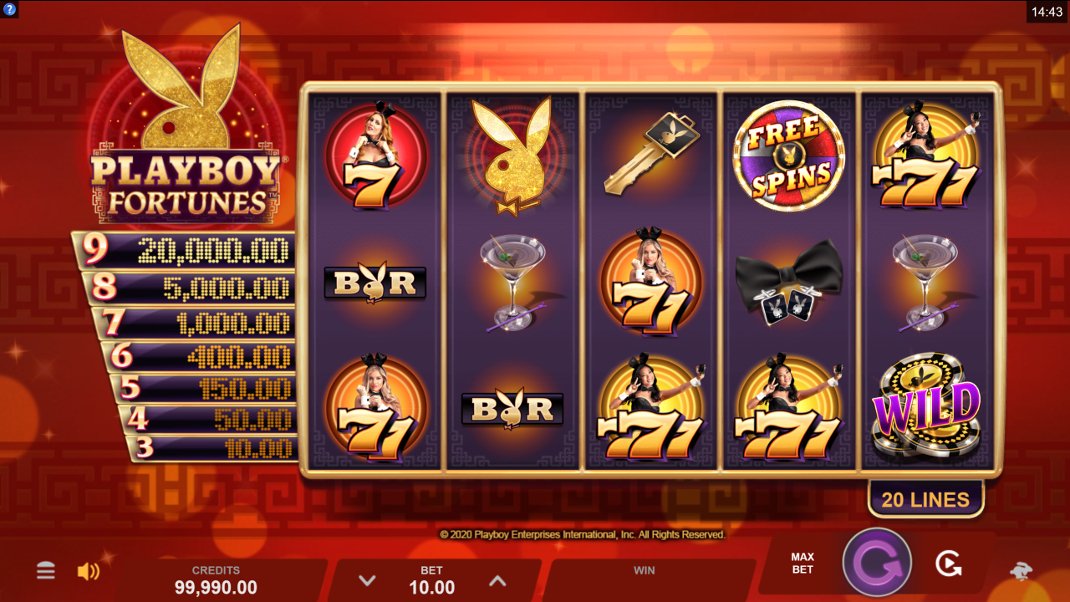 Playboy Fortunes Slot Game