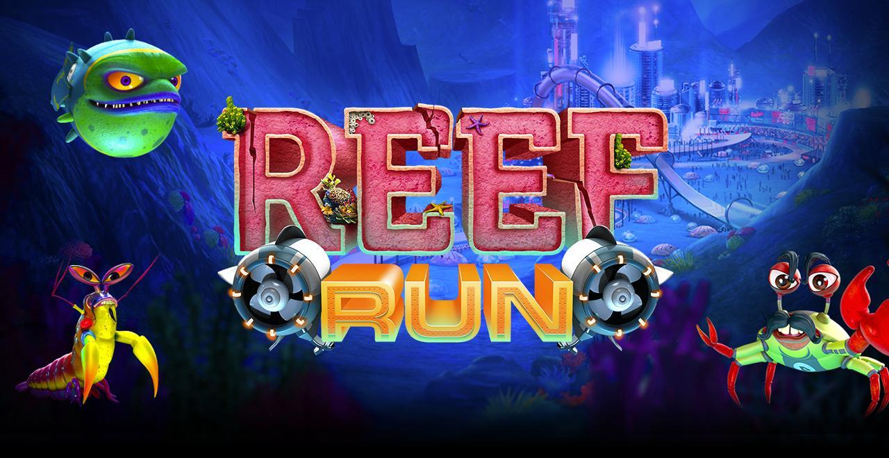 reef run slots game logo