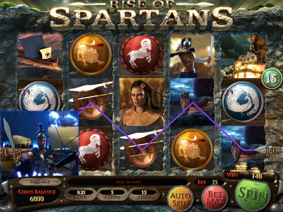Rise of the Spartans Slot Game