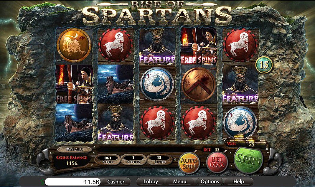 Rise of the Spartans Slots Games