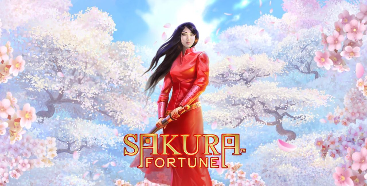 sakura fortune slots game logo