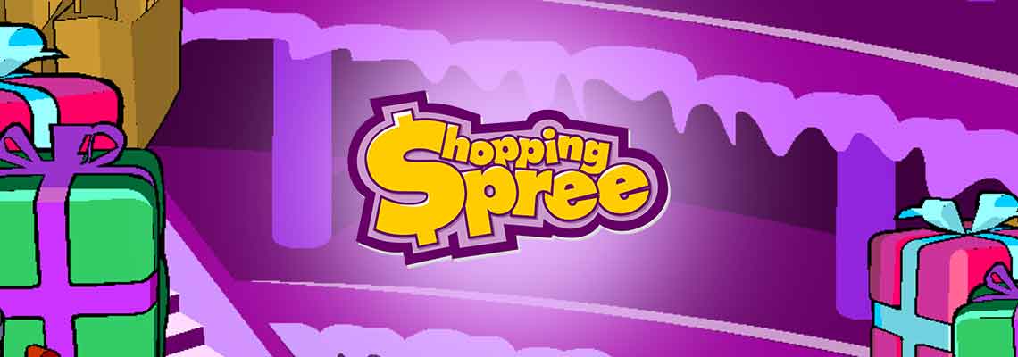 Shopping Spree online slots game logo