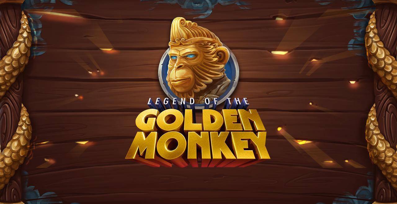 Legend of The Golden Monkey slots game logo