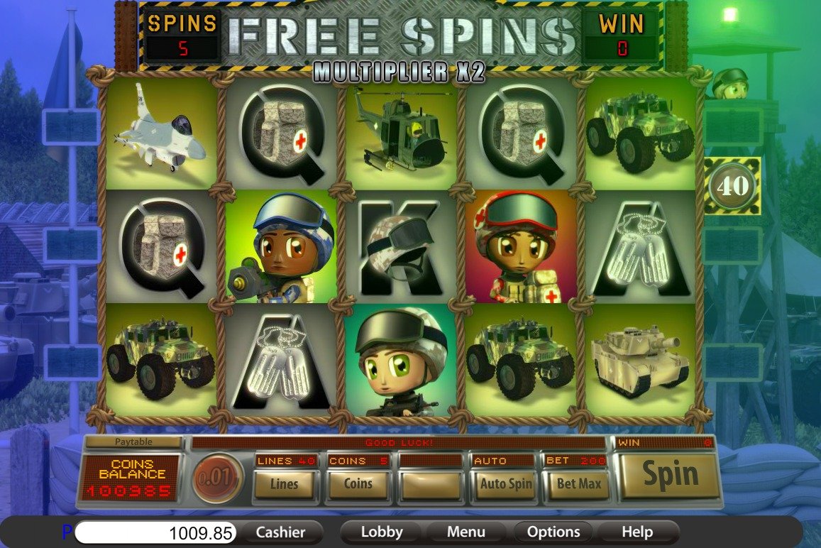 small soldiers free spins