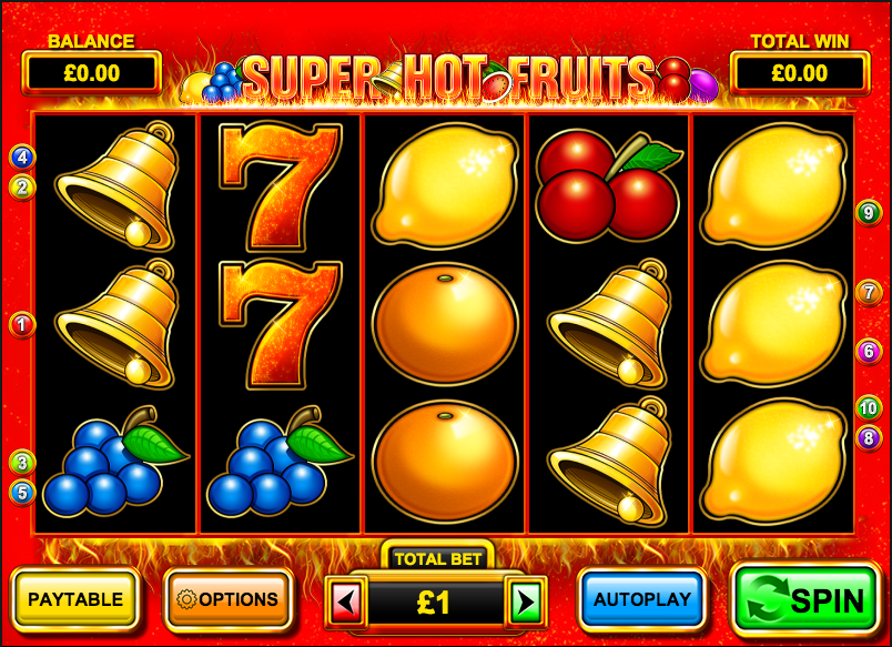Super Hot Fruits Slot Gameplay
