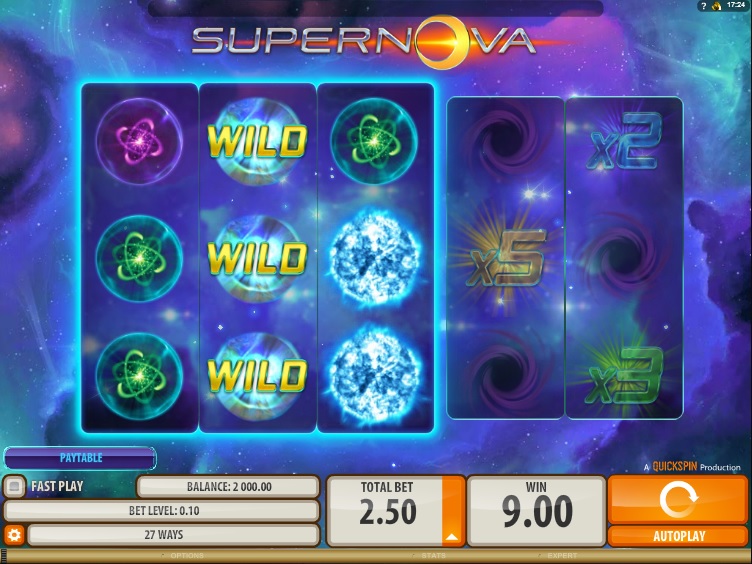 Super Nova online slots game online paylines