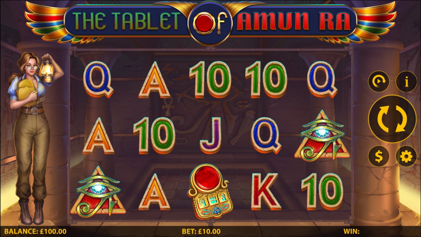 The Tablet of Amun Ra Slot Game Play