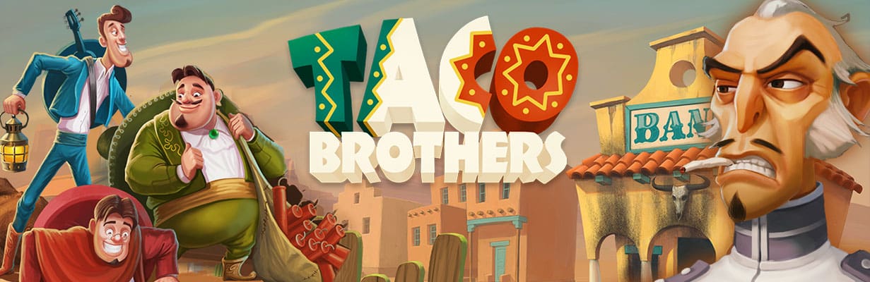 Taco Brothers online slots game logo
