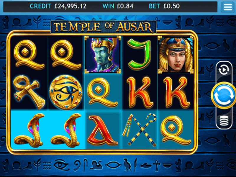 Temple of Ausar Slot game screen
