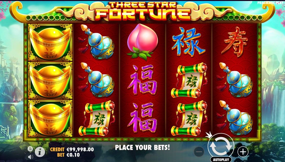 Three Star Fortune Slot Game