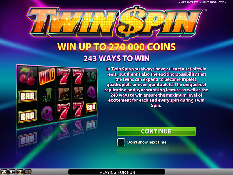 Twin Spin rules