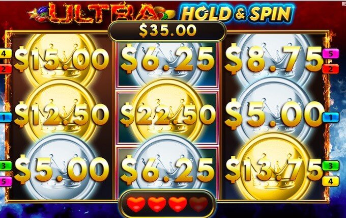 Ultra Hold and Spin Slot Win