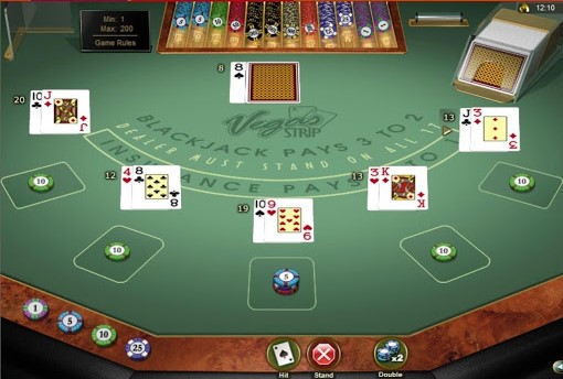 Vegas Strip Blackjack Casino Game