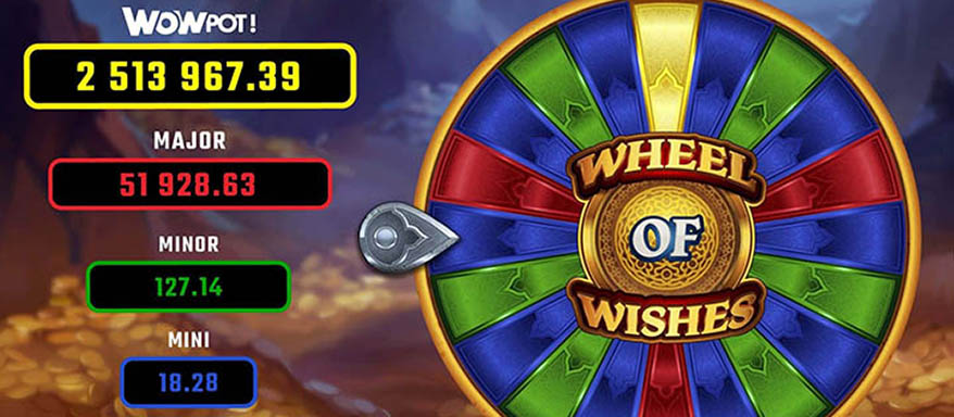 Wheel of Wishes Slot Jackpot Wheel