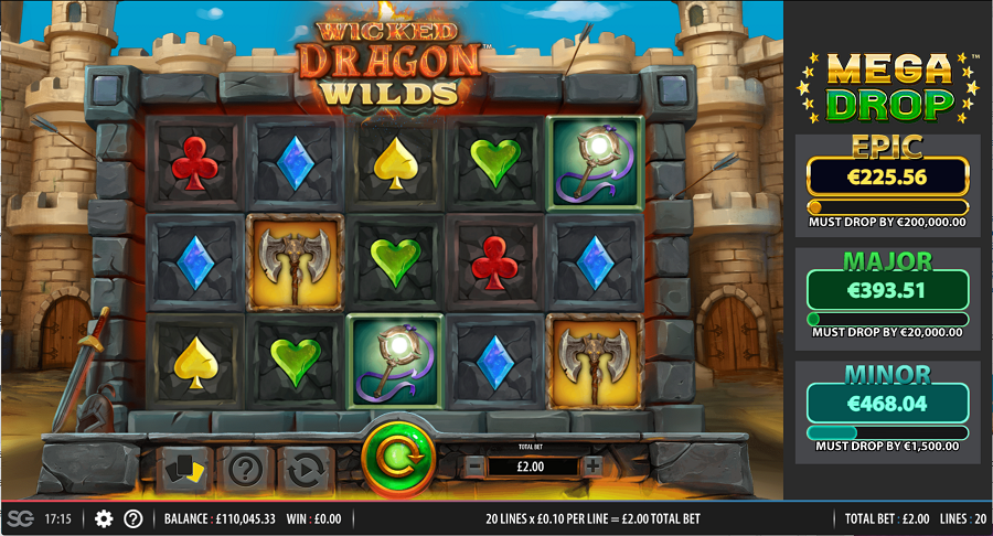 Wicked Dragon Wilds Mega Drop Slot