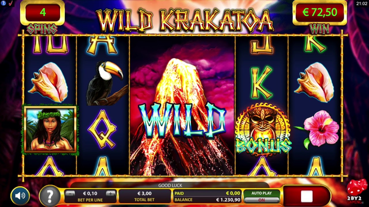 Wild Krakatoa Slots Games