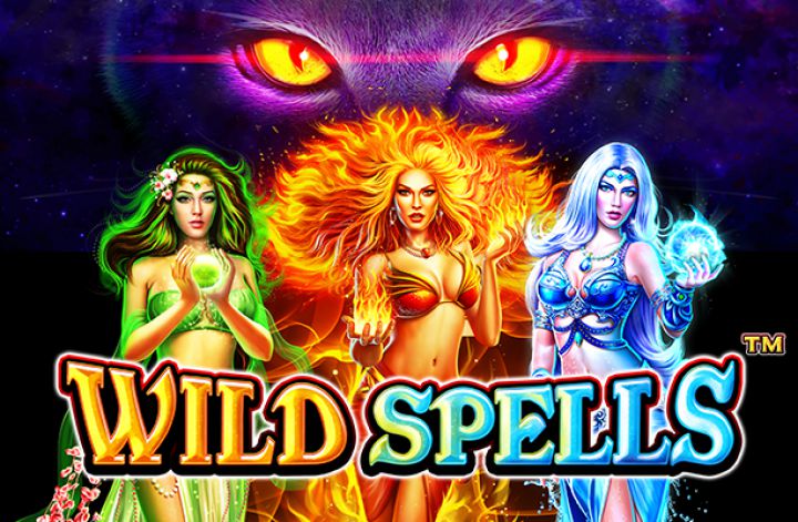 wild spells slots game logo