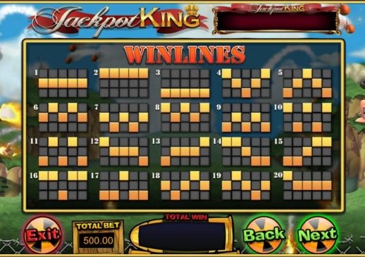 Worms Reloaded Jackpot King Slot Paylines
