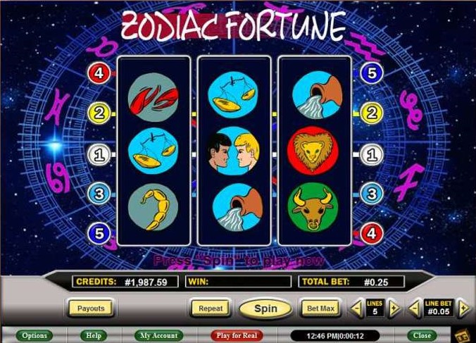 zodiac fortuna gameplay